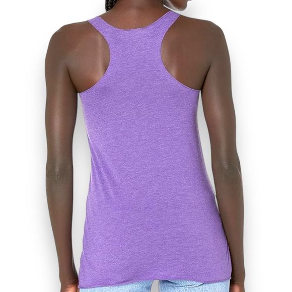 FIFTH SUN Cardio Is Hardio Racerback Tank Top In Purple Size Medium New - Picture 2 of 9
